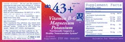 Label for 43+