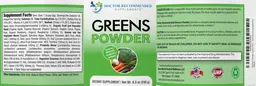 Label for Green's Powder