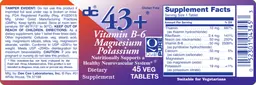 Label for 43+