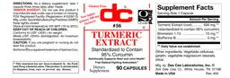 Label for Turmeric Extract