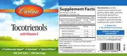 Label for Tocotrienols