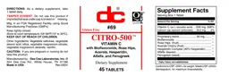 Label for Citro-500