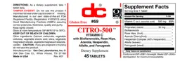 Label for Citro-500