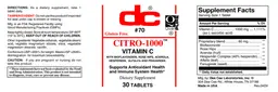 Label for Citro-1000