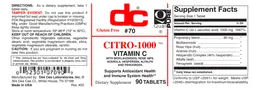 Label for Citro-1000