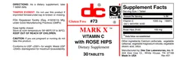 Label for Mark X