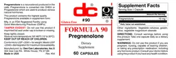 Label for Formula 90