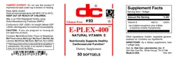 Label for E-Plex-400