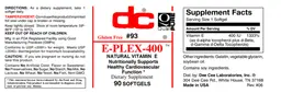 Label for E-Plex-400