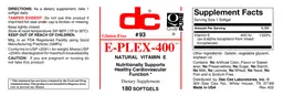Label for E-Plex-400