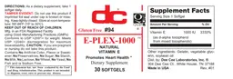 Label for E-Plex-1000