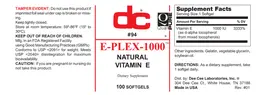 Label for E-Plex-1000