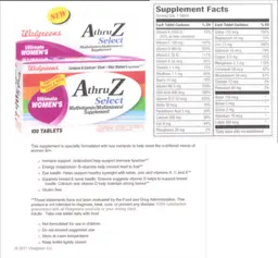 Label for Ultimate Women's A Thru Z Select