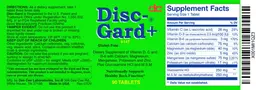 Label for Disc-Gard+