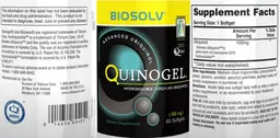 Label for Quinogel 100 mg