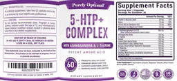 Label for 5-HTP+Complex with Ashwagandha & L-Taurine