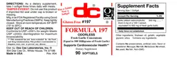 Label for Formula 197