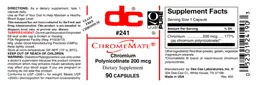 Label for ChromeMate
