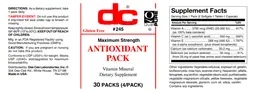 Label for Antioxidant Pack