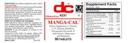 Label for Manga-Cal
