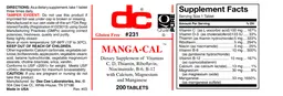 Label for Manga-Cal