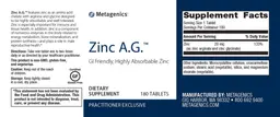 Label for Zinc A.G.