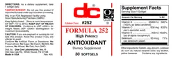 Label for Formula 252