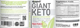 Label for Giant Keto Maui Punch