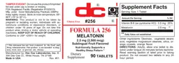 Label for Formula 256