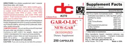 Label for Gar-O-Lic