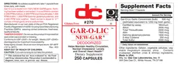 Label for Gar-O-Lic