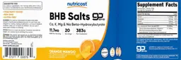 Label for BHB Salts Orange Mango