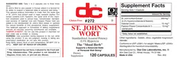 Label for St. John's Wort