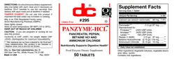 Label for Panzyme-HCL