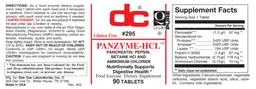 Label for Panzyme-HCL