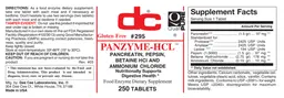 Label for Panzyme-HCL