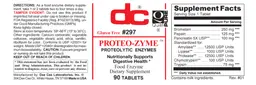 Label for Proteo-Zyme