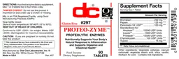 Label for Proteo-Zyme