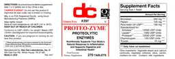 Label for Proteo-Zyme