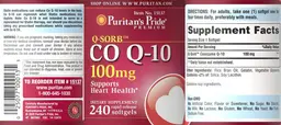 Label for CO Q-10 100 mg