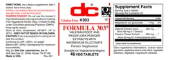 Label for Formula 303