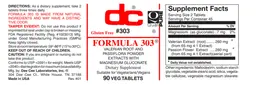 Label for Formula 303
