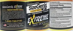 Label for SizeGenix Extreme Size Booster