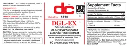 Label for DGL-EX