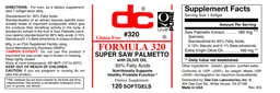 Label for Formula 320