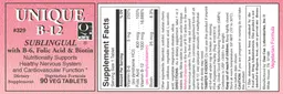 Label for Unique B-12