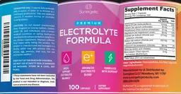 Label for Premium Electrolyte Formula