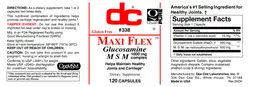 Label for Maxi Flex