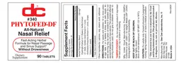 Label for Phytofed-DF