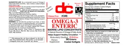 Label for Omega-3 Enteric